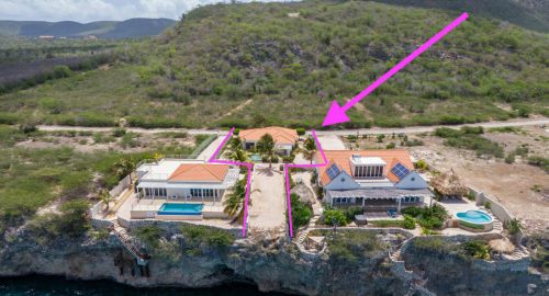 Jeremi Curacao Huis te koop direct aan zee met geweldig uitzicht,  Jeremi
