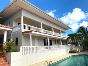 The Real Estate Agent of Curacao Offers: Large House with pool for rent on Brakkeput Abou Curacao,  Willemstad