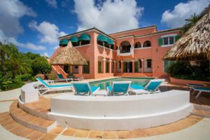 The real estate agent of Curacao: Grand Villa on Jan Thiel overlooking nature reserve,  Jan thiel