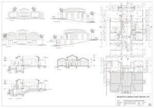 blue Bay Curacao: for sale modern house with infinity pool,  Curacao - plattegrond