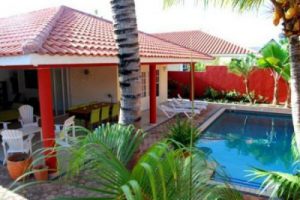 Jan Sofat Curacao house for sale with swimming pool on a gated resort,  Jan sofat