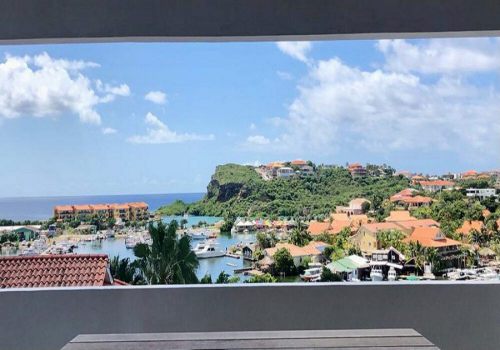 Brakkeput Curacao met prachtig uitzicht over Spaanse Water,  Curacao