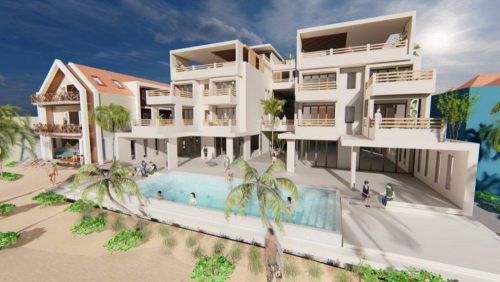 Pietermaai Curacao Restaurant locatie te huur in door VIP-Architects ontworpen hotel,  Willemstad