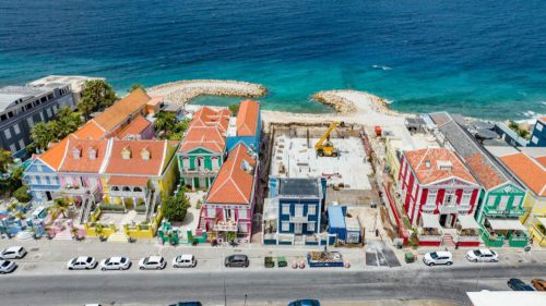 Pietermaai Curacao Restaurant location for rent in hotel designed by Piet Boon,  Willemstad