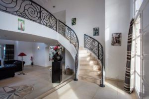 The real estate agent of Curacao offers: elegant waterfront villa in the prestigious gated community Seru Boca Estate,  Santa barbara plantation
