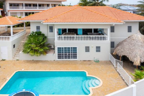 Brakkeput Abou Curacao for rent house with view and pool close to Jan Thiel Beach