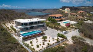 The real estate agent of Curacao offers: Villa For sale with pool and oceanview Coral Estate Rif St Marie,  Rif st marie
