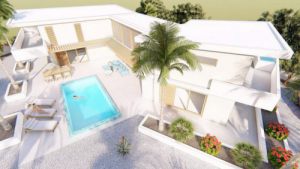 The real estate agent of Curacao offers: Luxury villa on the shoreline of the Caribbean sea Coral Estate,  Curacao
