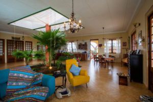 The real estate agent of Curacao offers: Villa for sale on a perfect location with a beautiful view over the Carribean sea in Jan Thiel,  Jan thiel