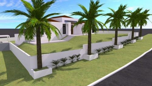 The real estate agency of curacao offers: Modern villa with infinity pool and view over the Caribbean Sea, Blue Bay ,  Curacao