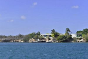 The real estate agent of Curacao offers: Villa Seru Boca Curacao with private beach and private large jetty,  Curacao