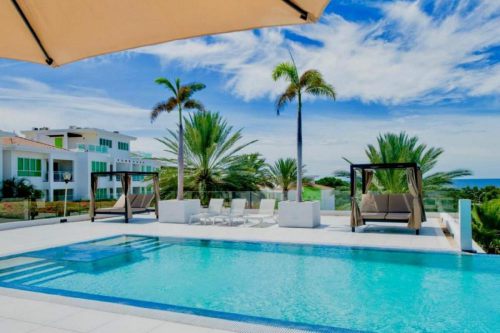 Piscadera Curacao: schitterende bungalow met spectaculair zee-en baaizicht