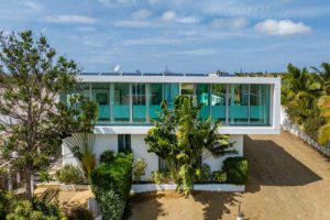 Girouette Curacao modern house for sale with pool and solar panels,  Girouette