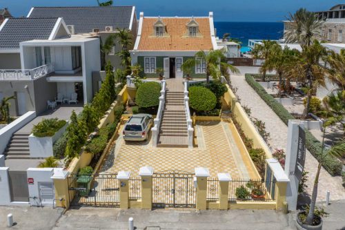 Pietermaai Curacao beautiful waterfront monument villa for sale