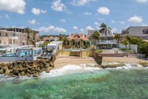 Pietermaai Curacao beautiful waterfront monument villa for sale,  Pietermaai