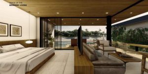 Vista Royal Jan Thiel Curacao for sale design floating house on the water in Laman Resort,  Vista royal