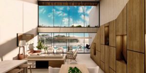 Vista Royal Jan Thiel Curacao for sale design floating house on the water in Laman Resort,  Vista royal