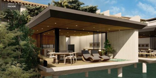 Vista Royal Jan Thiel Curacao te koop design floating house op het water in Laman Resort