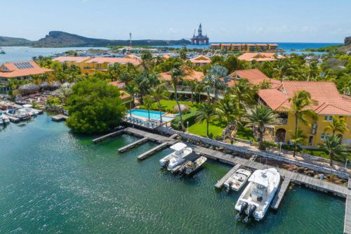 Jan Thiel Curacao Apartment For sale with sea view, private mooring and parking space